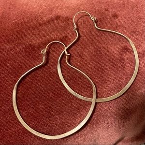 Handmade! 💍 Sterling Silver Drop Hoops 925
